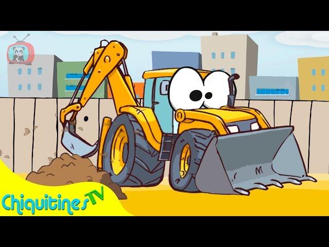 Los Vehículos de Construcción - Canción Infantil