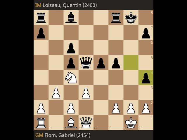 Gabriel Flom vs Quentin Loiseau • French Top 16 Club Championship 2025   B Pool • Round 3