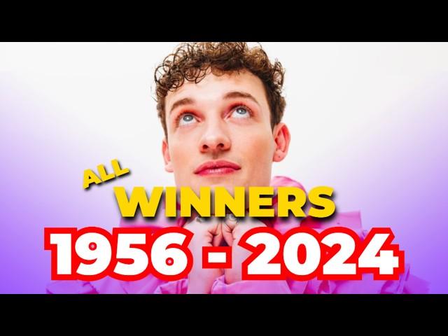  All Winners Of Eurovision Song Contest (1956 - 2024)