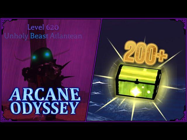 OPENING 200+ Golden / Silver Chests In INSANITY 5 | Roblox Arcane Odyssey