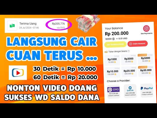 NONTON VIDEO 30 DETIK DIBAYAR SALDO DANA - NONTON VIDEO DAPAT UANG TERBARU 2024