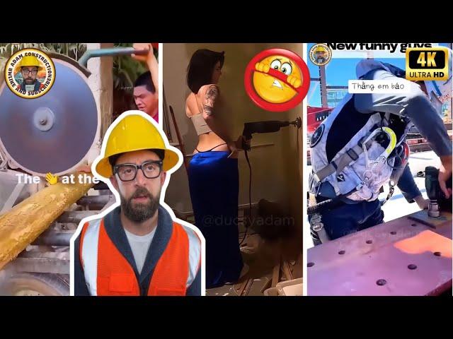 1Hour | Adam's Epic Day of Work Fails and Unstoppable Fun!  #part11 #adamrose #construction #workout