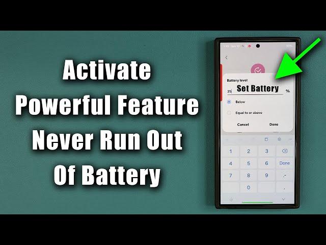 Activate This Powerful Feature On Millions of Samsung Phones - Never Run Out Of Battery!