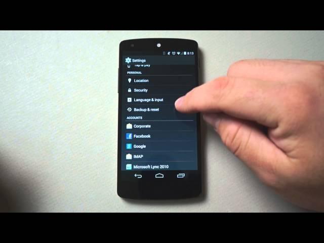 How to Reset Android to Factory Default