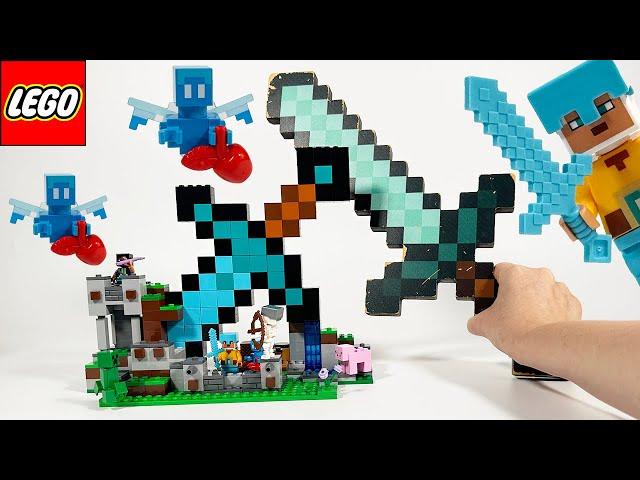 LEGO Minecraft 2023 The Sword Outpost Build Diamond Sword (21244)