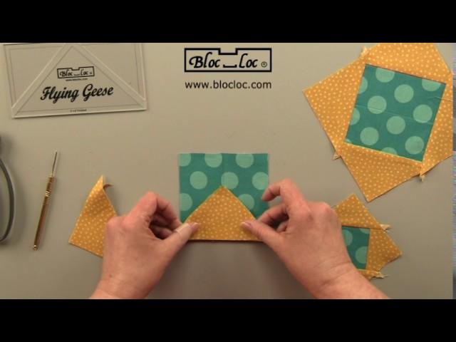 Bloc Loc Flying Geese Trimming Ruler- How To Video
