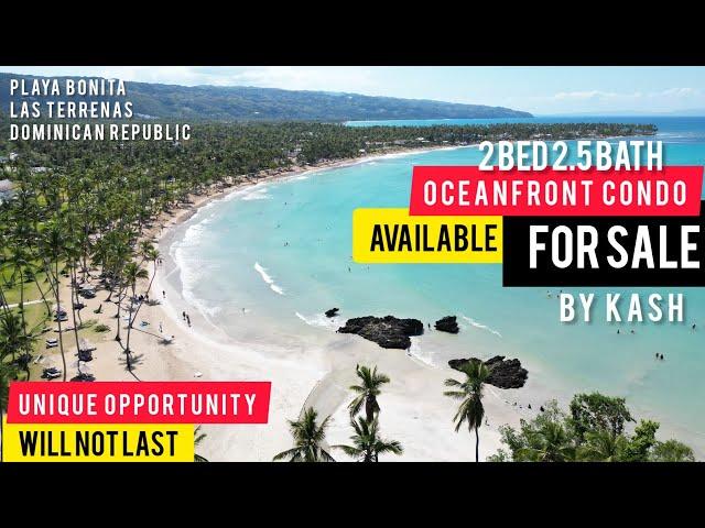 FOR SALE | TRUE OCEANFRONT 2 Bed Condo | Playa Bonita | Las Terrenas | Dominican Republic | by KASH