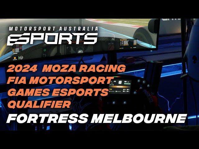 2024 Motorsport Australia MOZA Racing FIA Motorsport Games Esports Qualifier