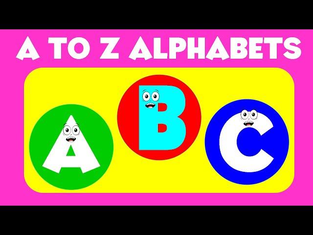 Kids Learning Videos | Kids A To Z Alphabets | Educational Videos For Kids | #kidslearningvideos