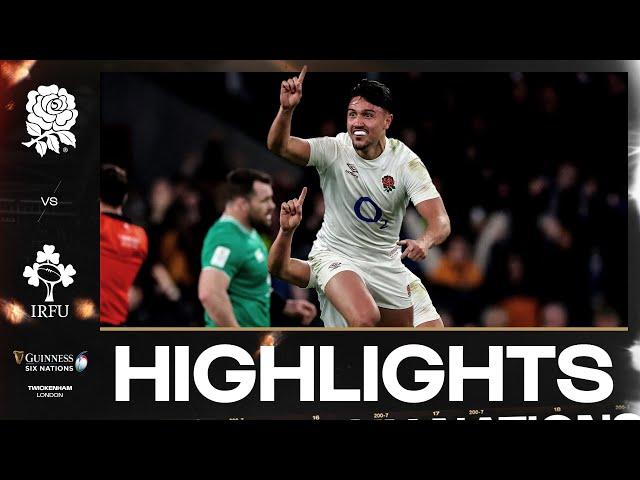 HIGHLIGHTS | 󠁧󠁢󠁥󠁮󠁧󠁿 ENGLAND V IRELAND ️ | 2024 GUINNESS MEN'S SIX NATIONS RUGBY