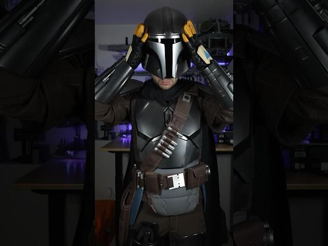 Film accurate Mandalorian cosplay #cosplay #cosplayer #starwars #mandalorian #diy #shorts