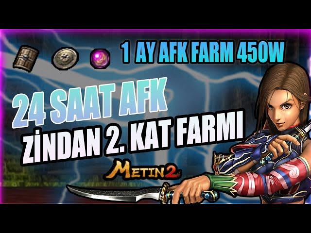 1 Ayda Afk 450W Kazandıracak Efsane Farm! 24 Saat Afk Örümcek Zindanı 2. Kat Farmı! Metin2 TR Charon