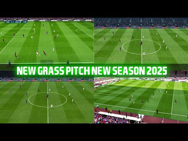 PES2017 | NEW GRASS PITCH NEW SEASON 2025