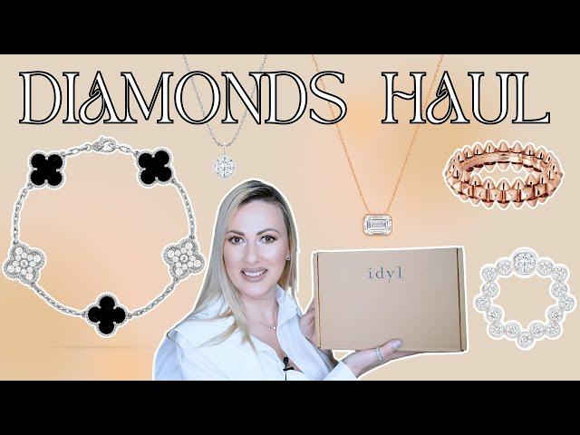 DIAMONDS HAUL! idyl Jewelry, Cartier Clash de Cartier ring Small, Van Cleef Arpels Vintage Alhambra