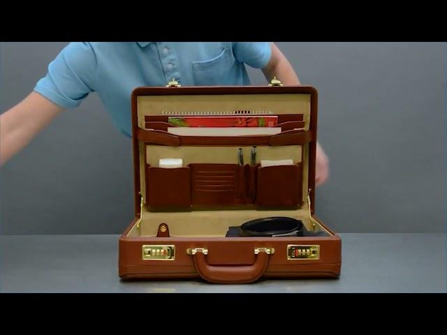 The Harper Leather Attache Case