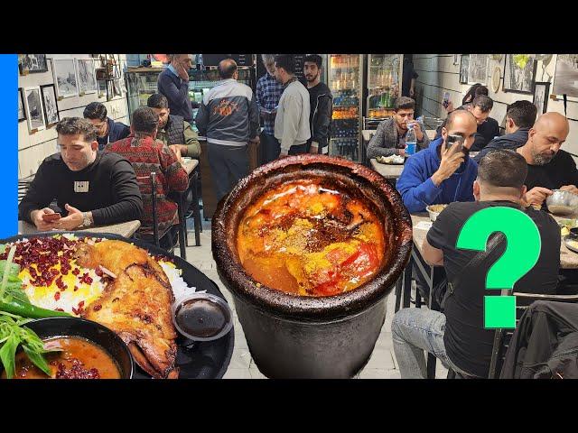 Oldest Traditional Restaurant in Bazaar of Tehran Iran