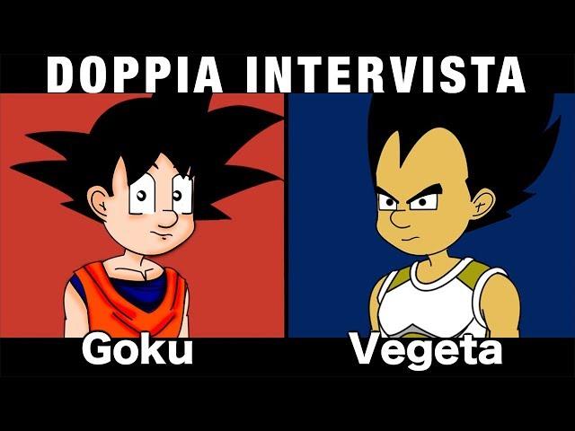 GOKU AND VEGETA - DOUBLE INTERVIEW