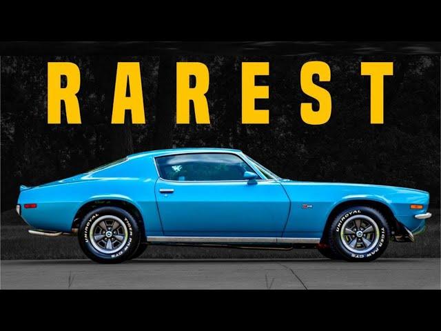 20 RAREST Chevrolet Camaros Ever Made!