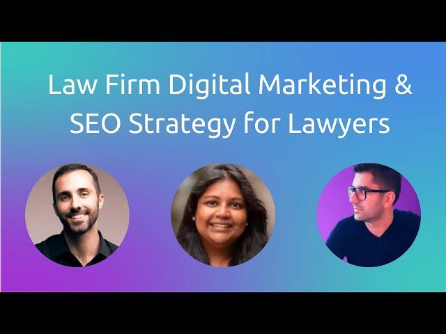 Law Firm Digital Marketing & SEO Strategy for Lawyers