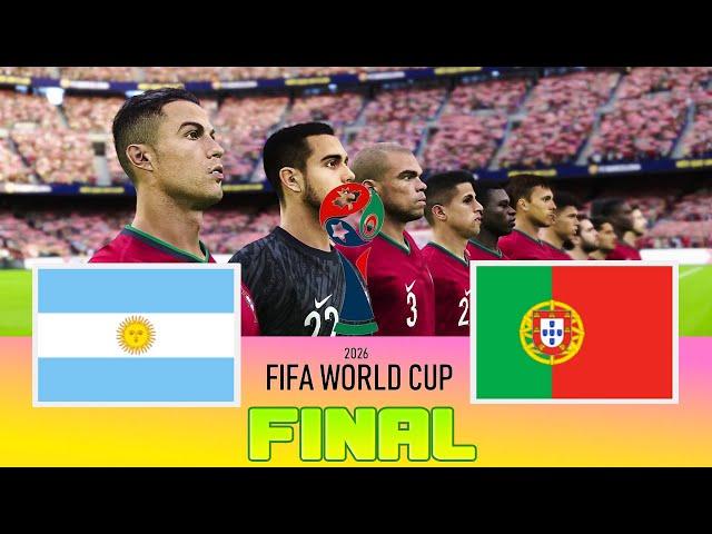 ARGENTINA vs PORTUGAL - Final FIFA World Cup 2026 | Full Match All Goals | Football Match