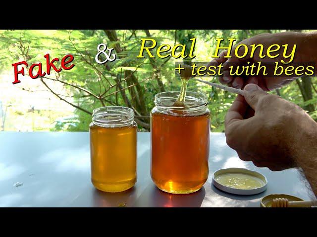 Difference between fake and real honey