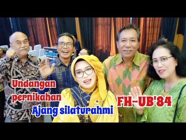 Undangan pernikahan ajang silaturahmi FH-UB'84