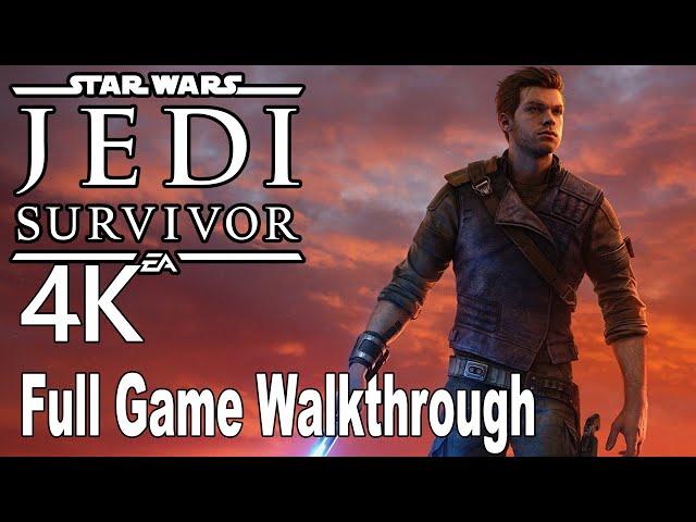 Star Wars Jedi Survivor Gameplay Walkthrough Full Game 4K No Commentary