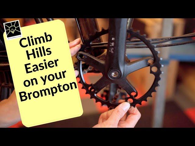 Installing a 39T chainring on a Brompton