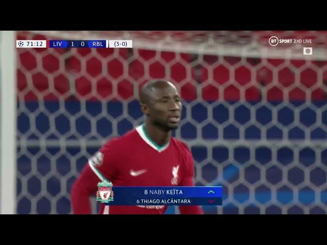 Naby Keita vs RB Leipzig (H) Champions League Round of 16 2nd Leg 20/2021 | (English Commentary) HD