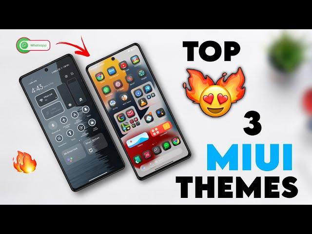 3 New Amazing MIUI 13 Themes | Crazy Look & Awesome Customization Themes | Best Themes For MIUI 13 