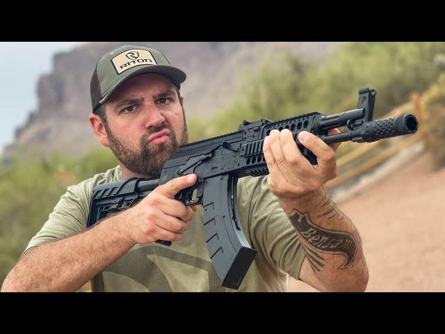 This FULL AUTO BB GUN is INSANE! Crosman AK1!