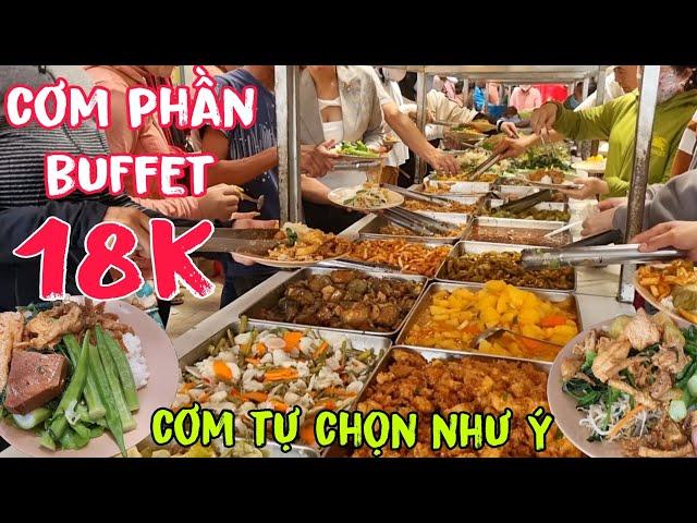 Khách ùn ùn kéo đến đông kẹt cả khúc đường chỉ vì ăn cơm buffet tự chọn bao no Như Ý