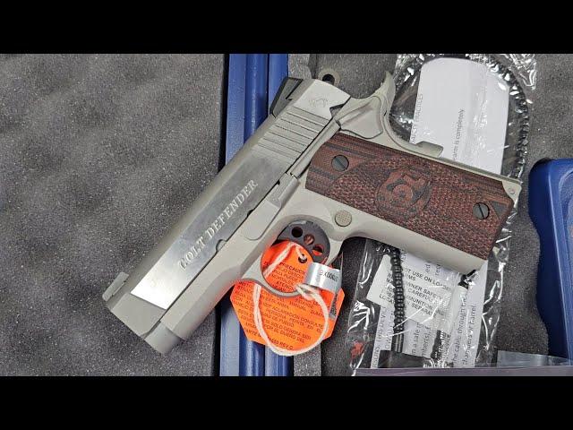 Colt Defender 45ACP with 3" barrel Pistol Unboxing and Review. #colt45acp #pistol