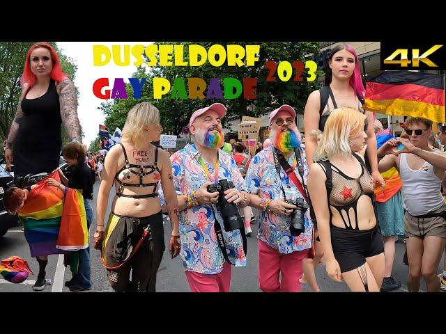 Christopher street day Dusseldorf (Germany) 2023. Gay pride parade 2023 in Dusseldorf