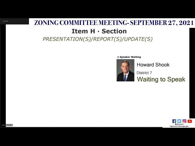 #Atlanta City Council #Zoning Committee Meeting: September 27, 2021 #atlpol