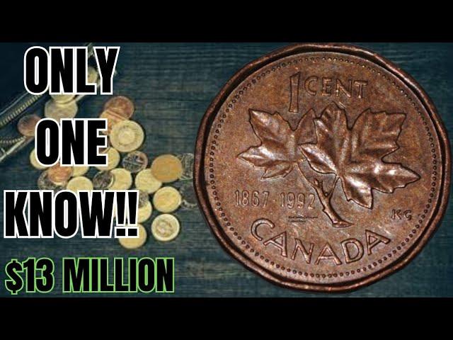 Rare 1867-1992 Canadian Pennies That Could Make You a Millionaire!"