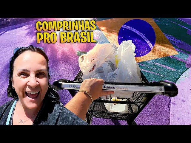 Últimas comprinhas pra nossa viagem pro Brasil 