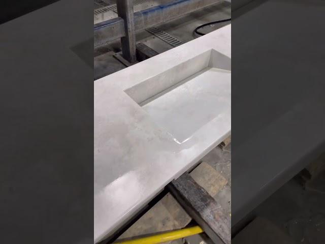 Интегрированная раковина  из кварцевого агломерата