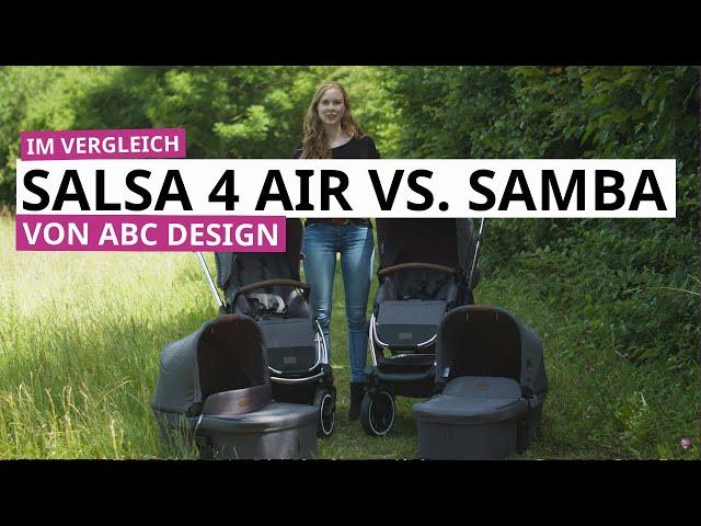ABC Design Salsa 4 Air vs. Samba | Welcher Kinderwagen ist besser? | babyartikel.de