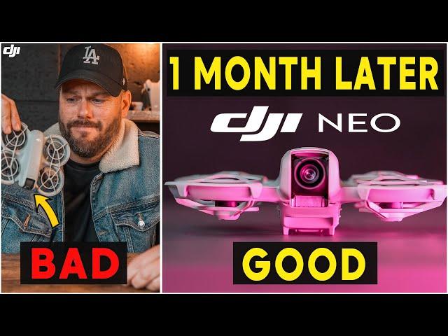 DJI NEO - 1 MONTH LATER REVIEW - MY EXPERIENCE?