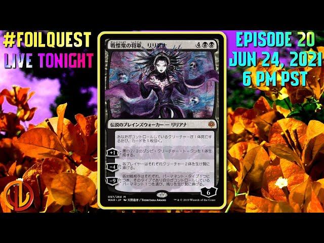 FoilQuest: Amano Liliana | Ep. 20 [Opening Japanese War of the Spark MTG Booster Boxes]