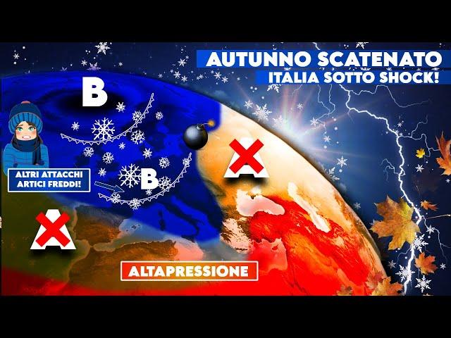 ▶ METEO-AUTUNNO ESPLOSIVE: MAXI ONDATE DI ARIA ARTICA VERSO L'ITALIA CON FREDDO PIOGGIA E NEVE DAL..