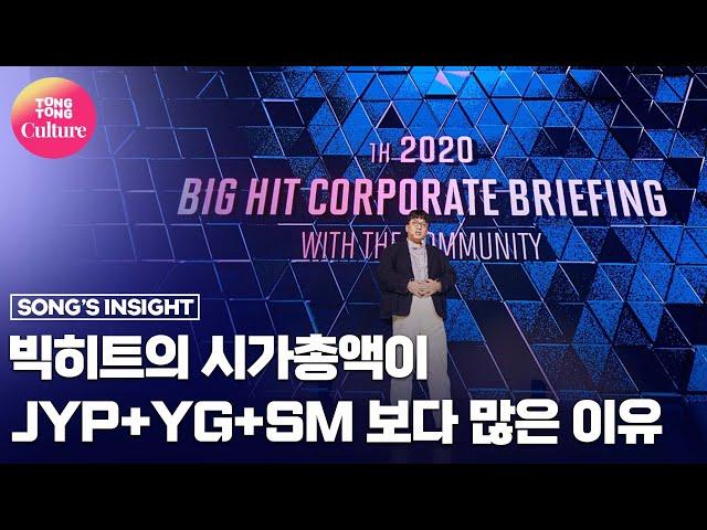 빅히트 시가총액이 JYPㆍYGㆍSM 합한 것보다 많은 이유(BigHit 상장) [통통TV]