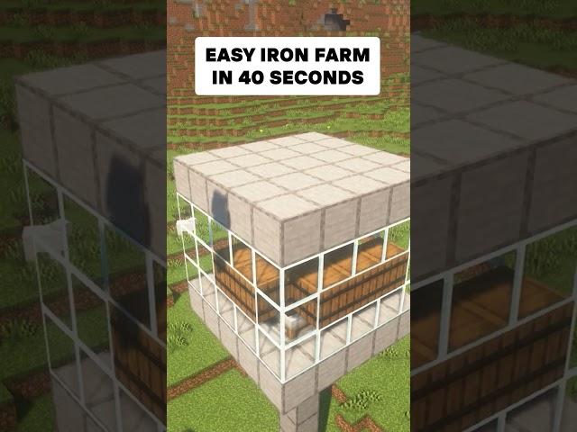 Easy Iron Farm 1.20/1.19 in Minecraft