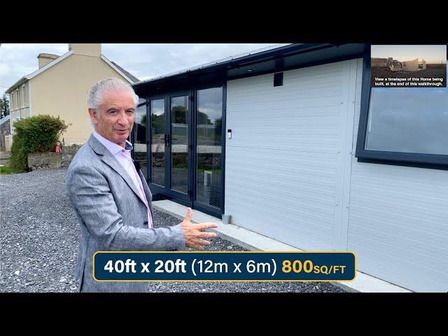 800sq/ft Modular Home - Fully Completed for €95,000 - Steeltech Modular Homes