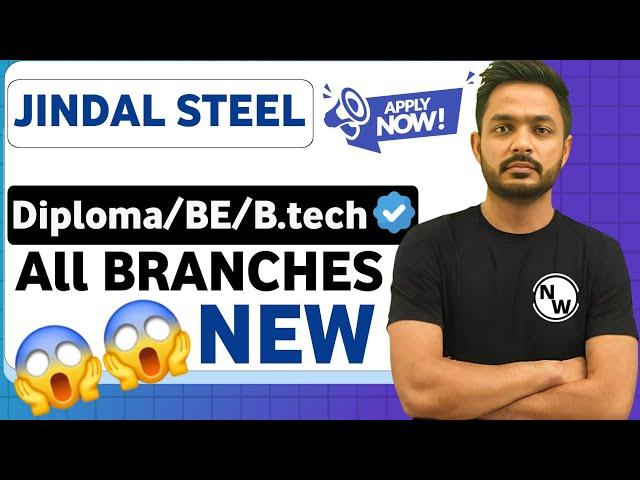 JSW Steel Recruitment 2025 | Diploma/BE/B.tech | Job Vacancy 2025 | recruitmeng 2025 | Latest jobs