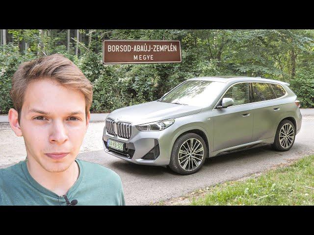 Villanyautóval vidékre? Háát..  - BMW iX1 teszt