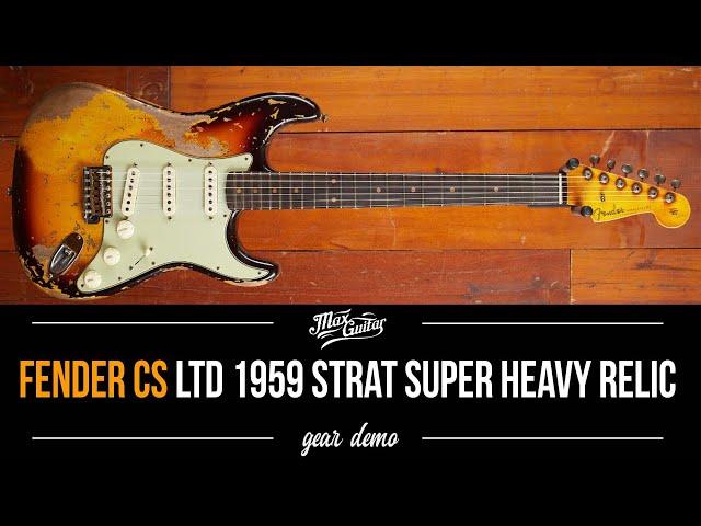 Fender CS LTD 1959 Strat Super HV Relic SFAC3 - Gear Demo