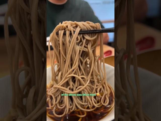 Japanese soba noodles to celebrate the weekend #shorts