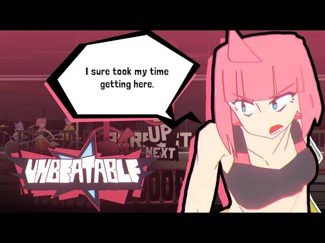 This Rhythm Game has Dialogue Options?! | UNBEATABLE [white label]